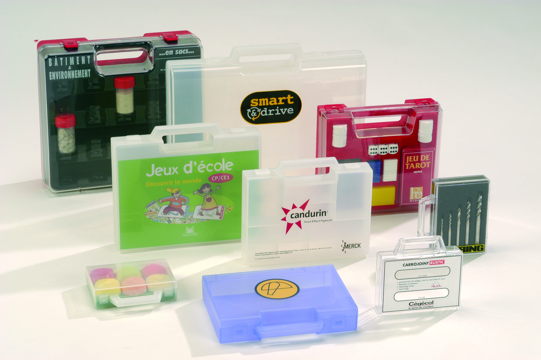 VALISETTES/MALLETTES TRANSPARENTES